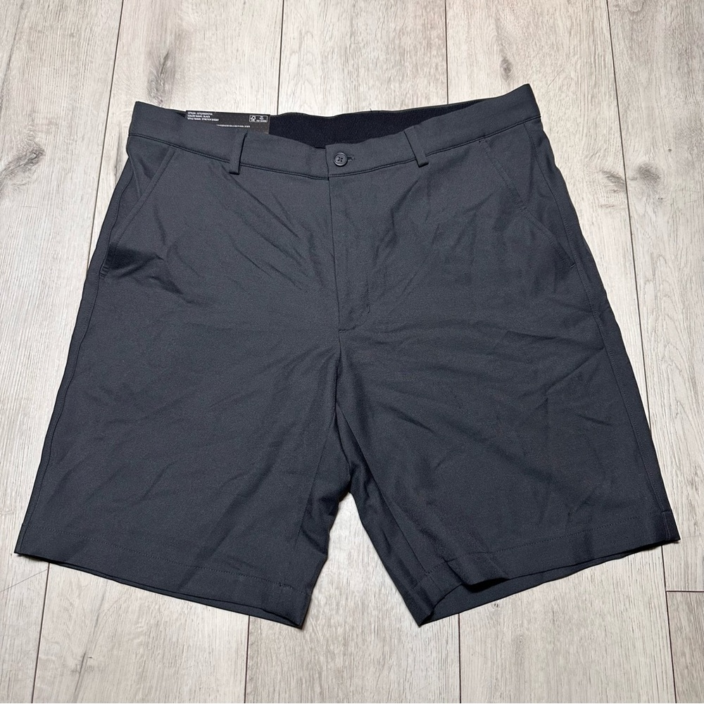 Greg Norman Collection Grey Moisture wicking lightweight stretch shorts NWT